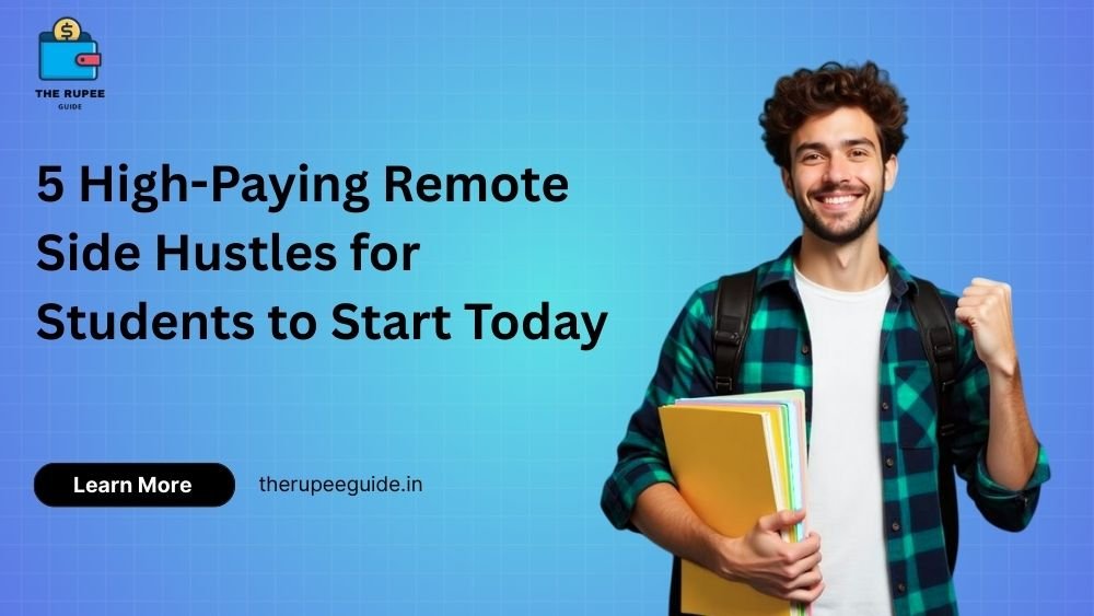 5 High-Paying Remote Side Hustles for Students to Start Today